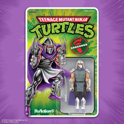 Teenage Mutant Ninja Turtles ReAction+ figurine Wave 01 Shredder - Image 1