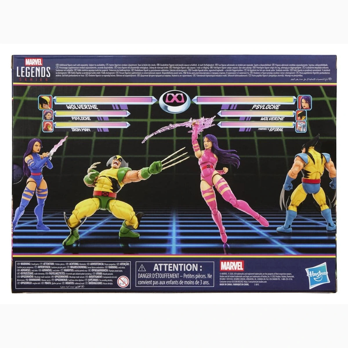 Marvel Games Marvel Legends pack 2 figurines Wolverine & Psylocke 15 cm - Image 3