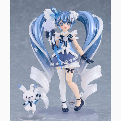 Character Vocal Series 01: Hatsune Miku figurine Figma Snow Miku: Crystal Snow Ver. 13 cm - Image 4