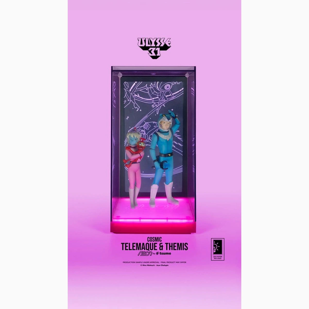 Ulysse 31 Neon figurine 1/9 Telemachus & Themis Cosmic Version 20 cm - Image 5