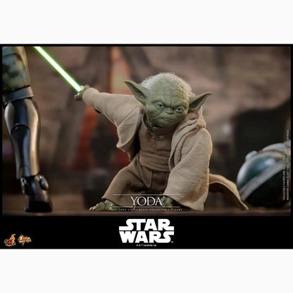 Star Wars: La Revanche des Sith Movie Masterpiece figurine 1/6 Yoda 14 cm - Image 3