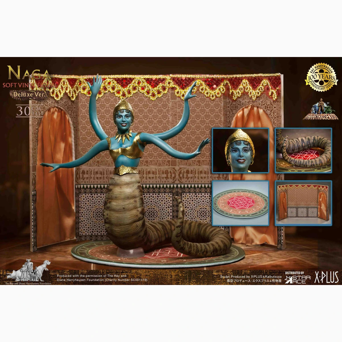 Le Septième Voyage de Sinbad statuette Soft Vinyl Ray Harryhausen's Naga (Snake Woman) Deluxe Version 31 cm - Image 3
