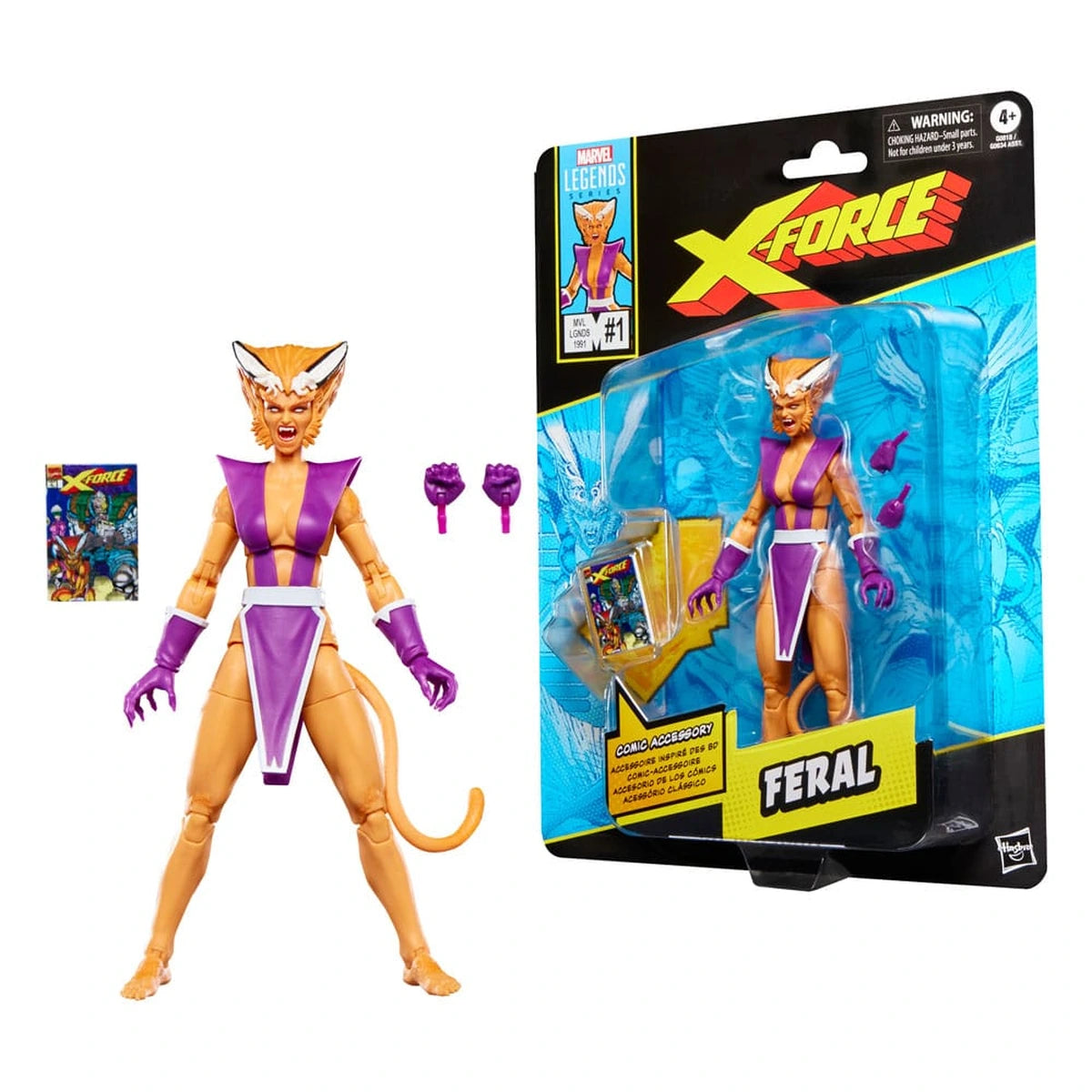 X-Force Marvel Legends figurine Feral 15 cm - Image 4