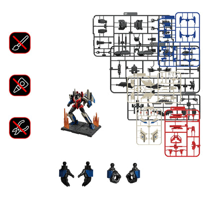 Transformers Blokees Classic Class 16 Starscream Transformer One - Image 4
