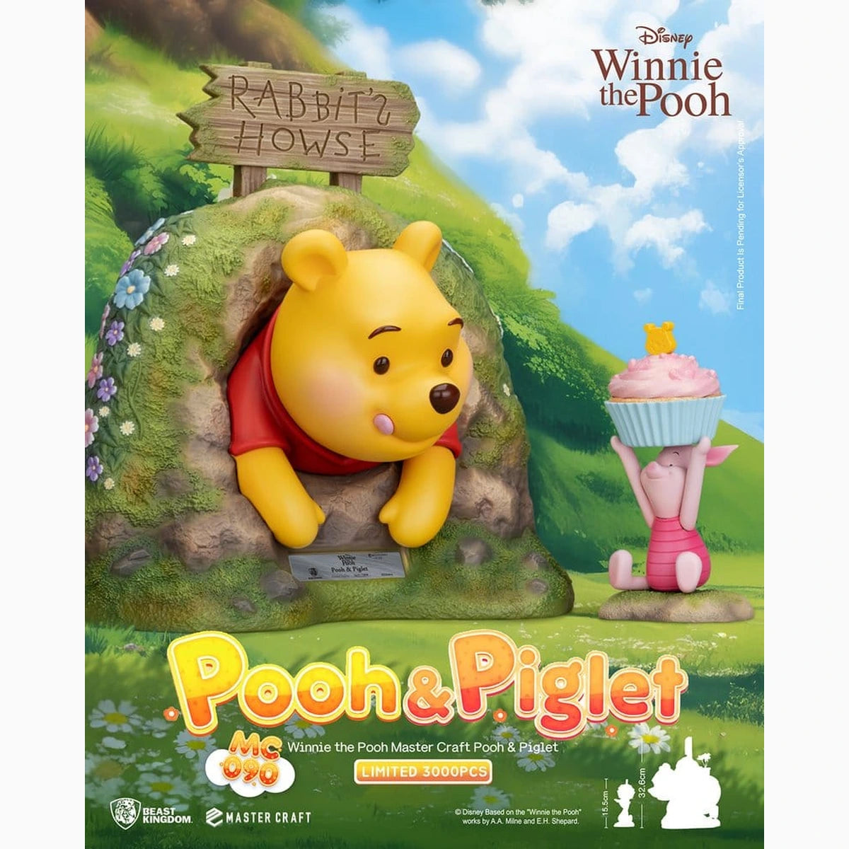 Disney statuette Master Craft Pooh & Piglet 33 cm - Image 7