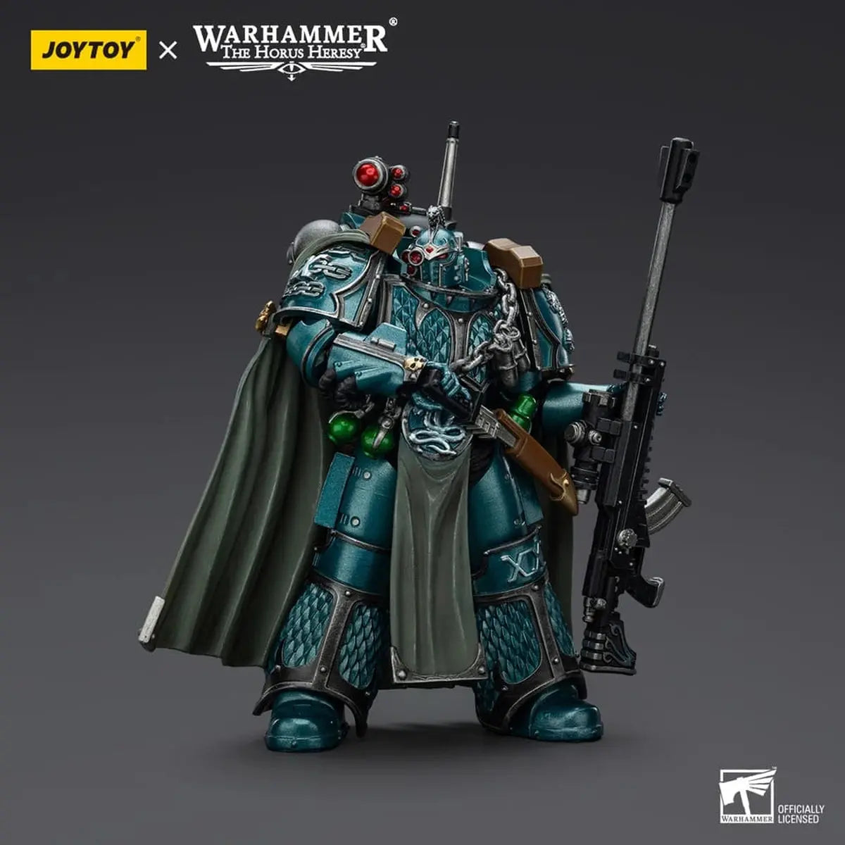 Warhammer The Horus Heresy figurine Alpha Legion Exodus The One who is Many With Sniper Rifle And Power Dagger 20 cm - Image 7