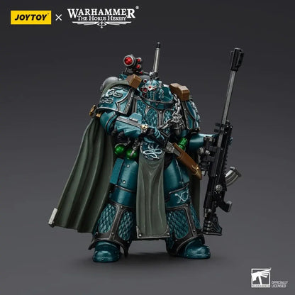 Warhammer The Horus Heresy figurine Alpha Legion Exodus The One who is Many With Sniper Rifle And Power Dagger 20 cm - Image 7