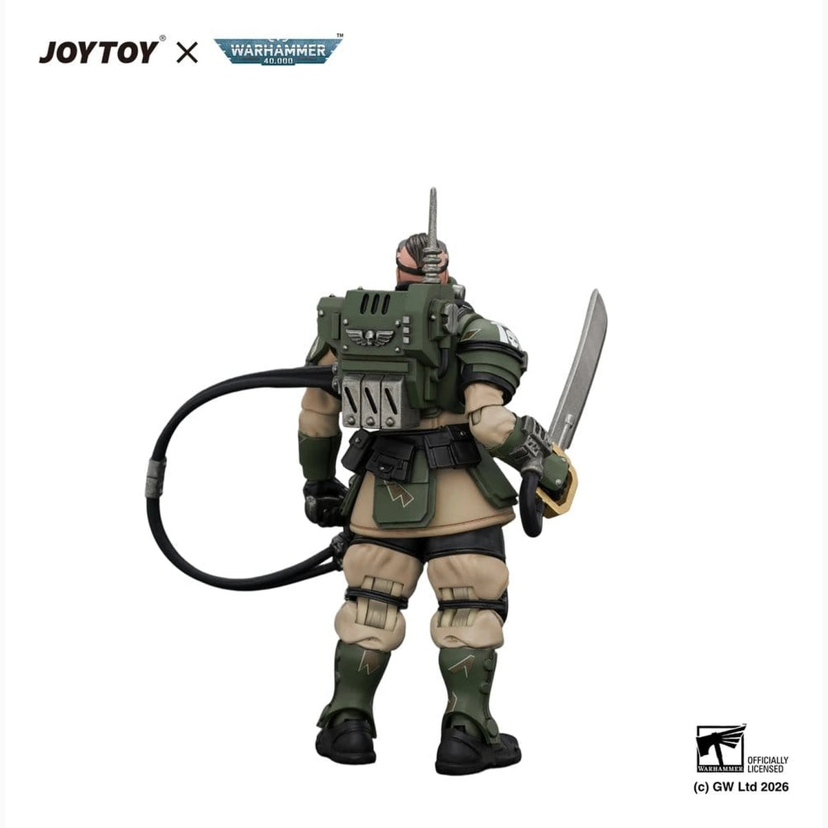Warhammer figurine Astra Militarum Kasrkin 7 with Hot-shot Laspistol and Power Sword - Image 3