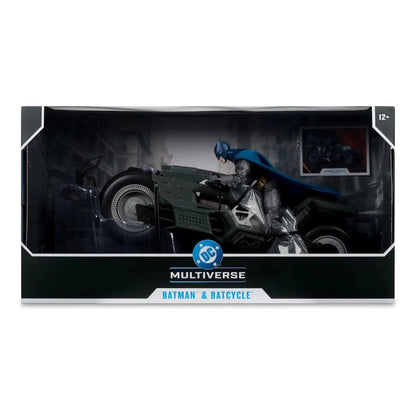 The Flash DC Multiverse véhicule Batcycle with Batman - Image 7