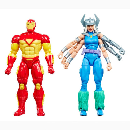 Marvel Games Marvel Legends pack 2 figurines Iron Man & Marvel's Spiral 15 cm - Image 1