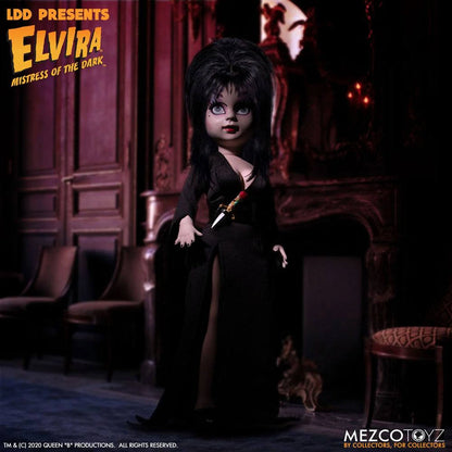 Elvira maîtresse des ténèbres Living Dead Dolls poupée Elvira 25 cm - Image 4
