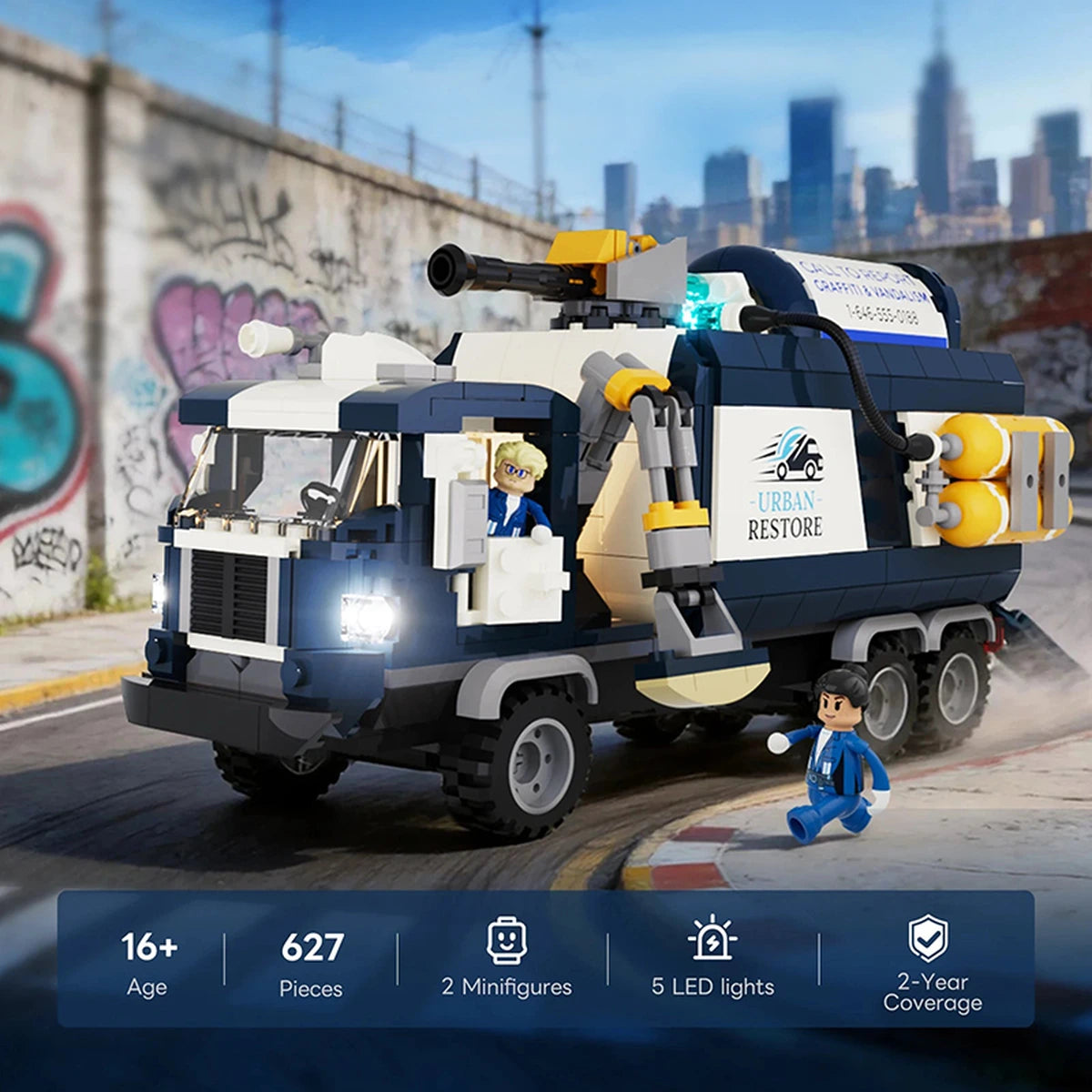 Lumibricks Street Fusion 19014 Cleaning Squad - Image 4