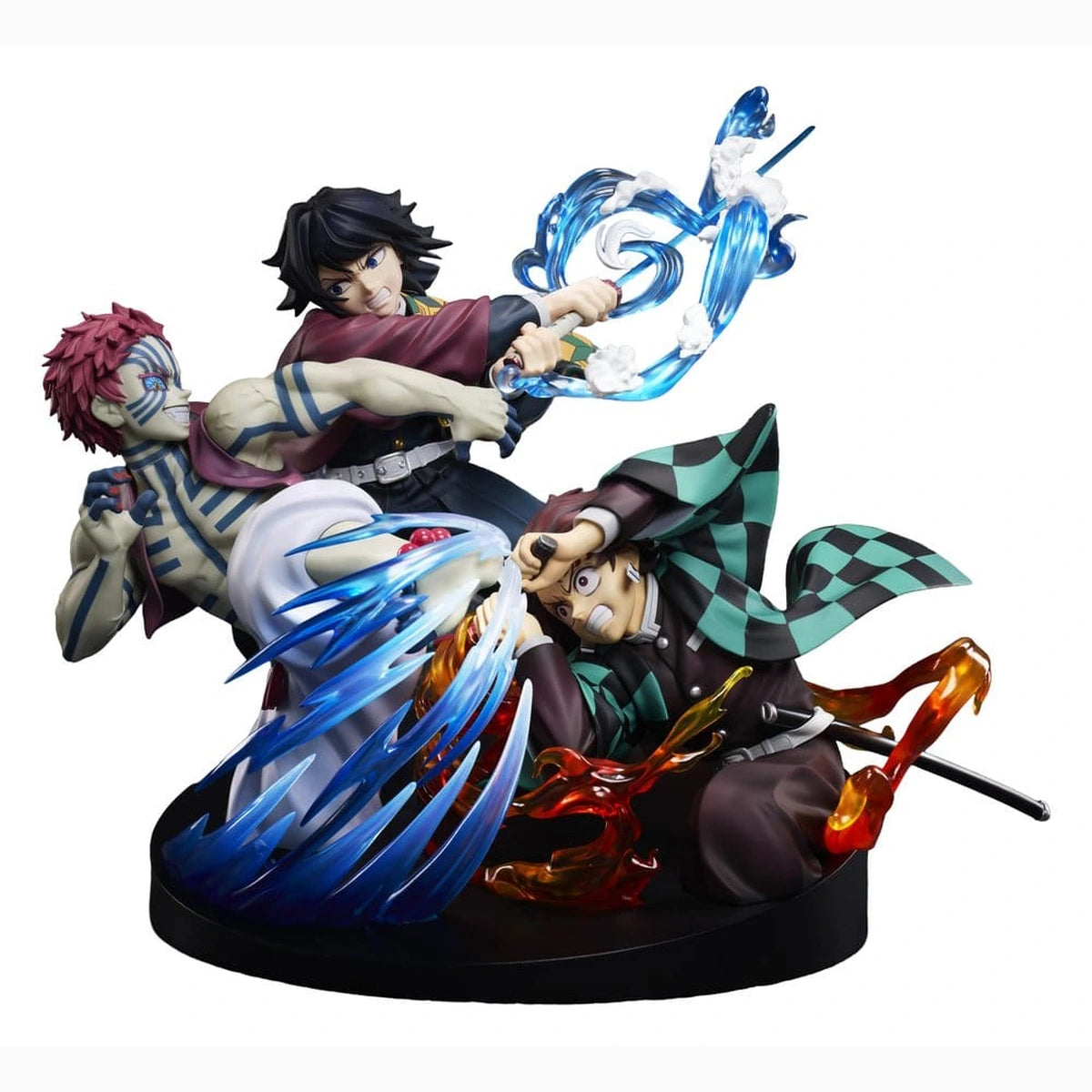 Demon Slayer: Kimetsu no Yaiba figurine PVC Tanjiro Kamado & Giyu Tomioka & Akaza 13 cm - Image 1