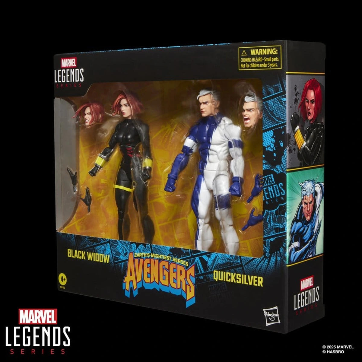Avengers Marvel Legends pack 2 figurines Black Widow & Quicksilver 15 cm - Image 5