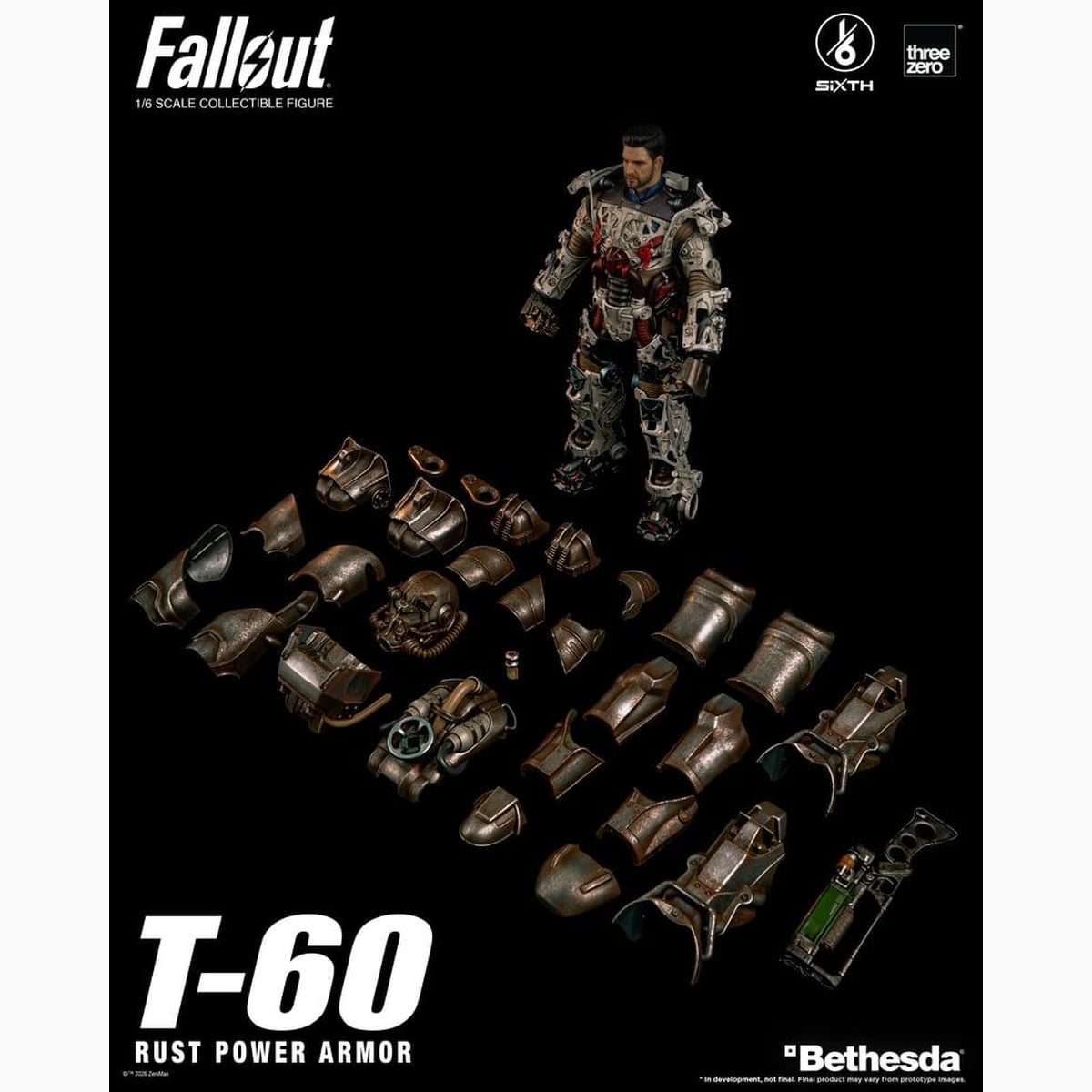 Fallout figurine 1/6 T-60 Rust Power Armor - Image 3