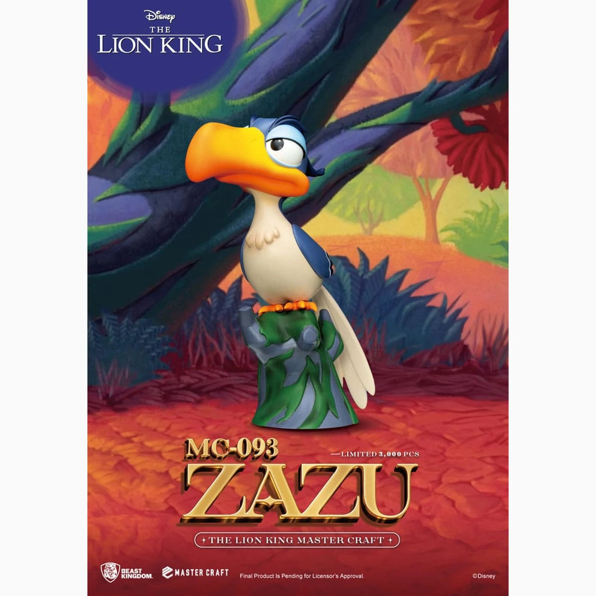 Disney statuette Master Craft Le Roi Lion Zazu 20 cm - Image 3