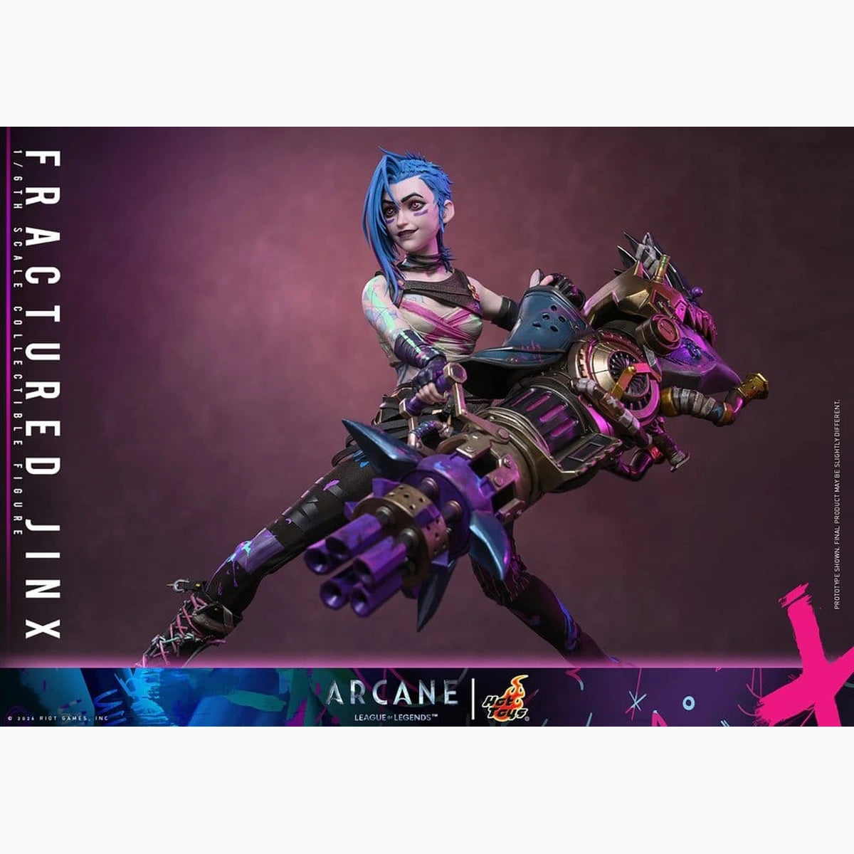 Arcane figurine 1/6 Fractured Jinx 28 cm - Image 6