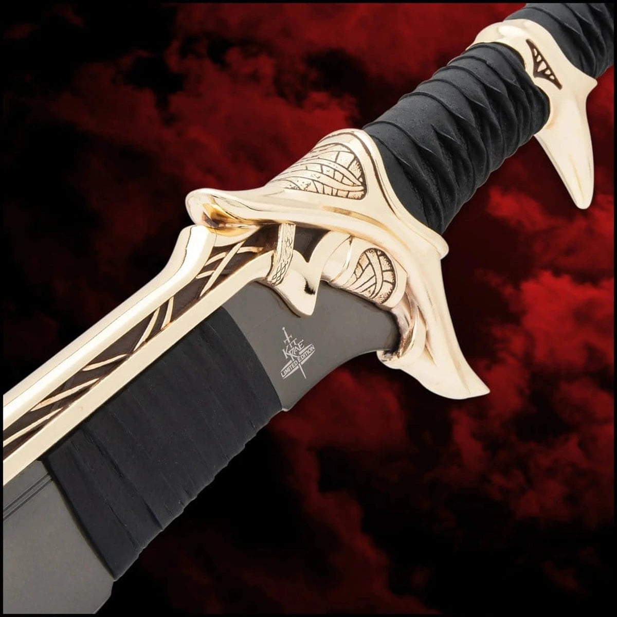 Kit Rae Swords of the Ancients réplique Savathos-Mithrodin épée de guerre Gold Version 111 cm - Image 3