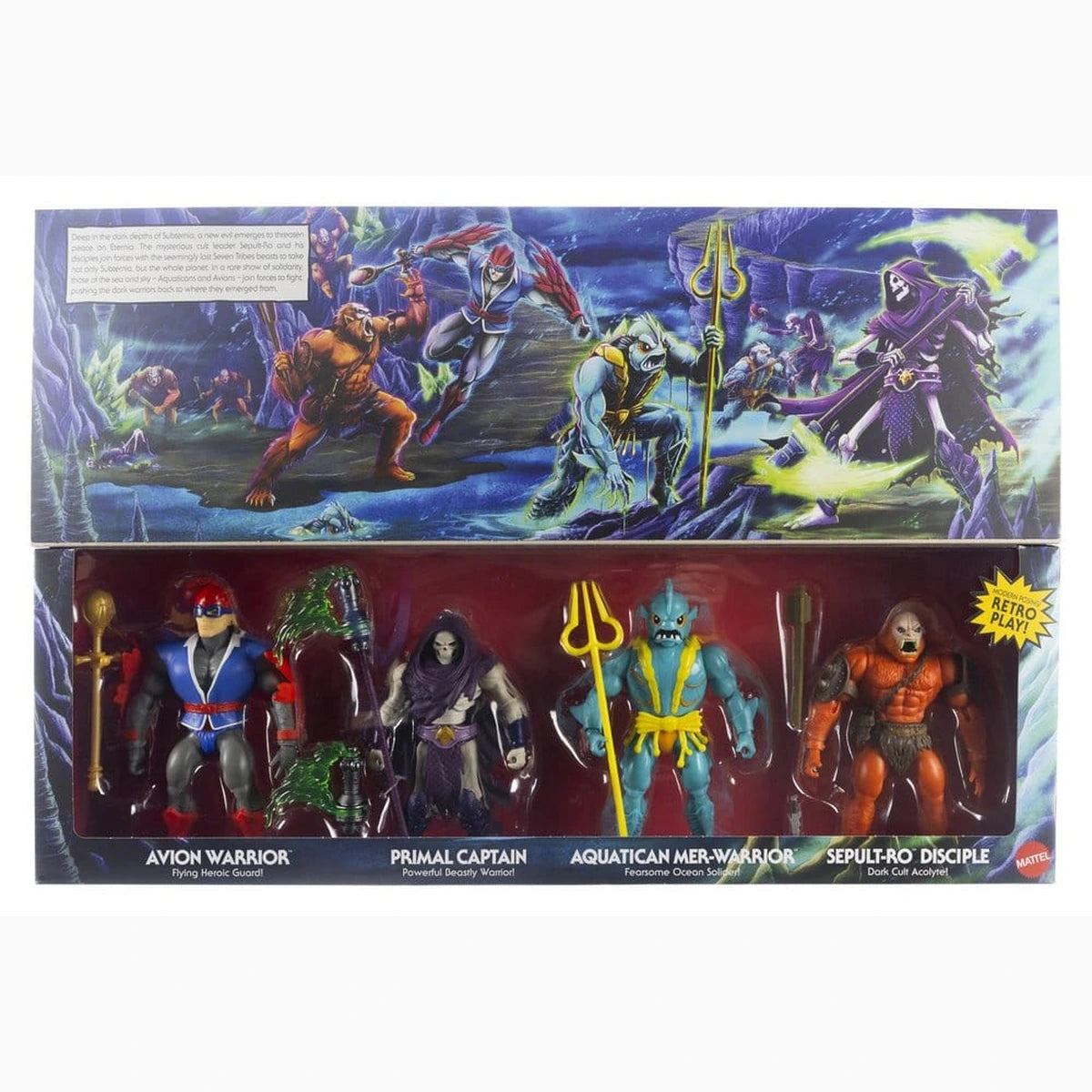 Masters of the Universe Origins pack 4 figurines Battle for Subternia 14 cm - Image 5