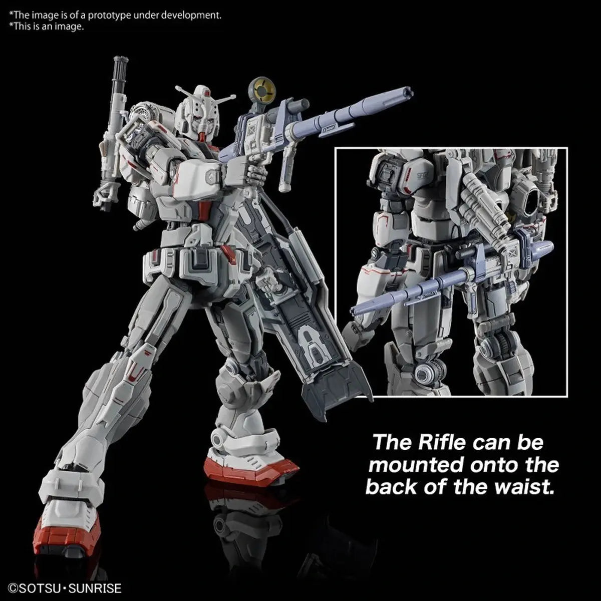 Gundam Gunpla HG 1/144 255 Gundam EX RFV - Image 3