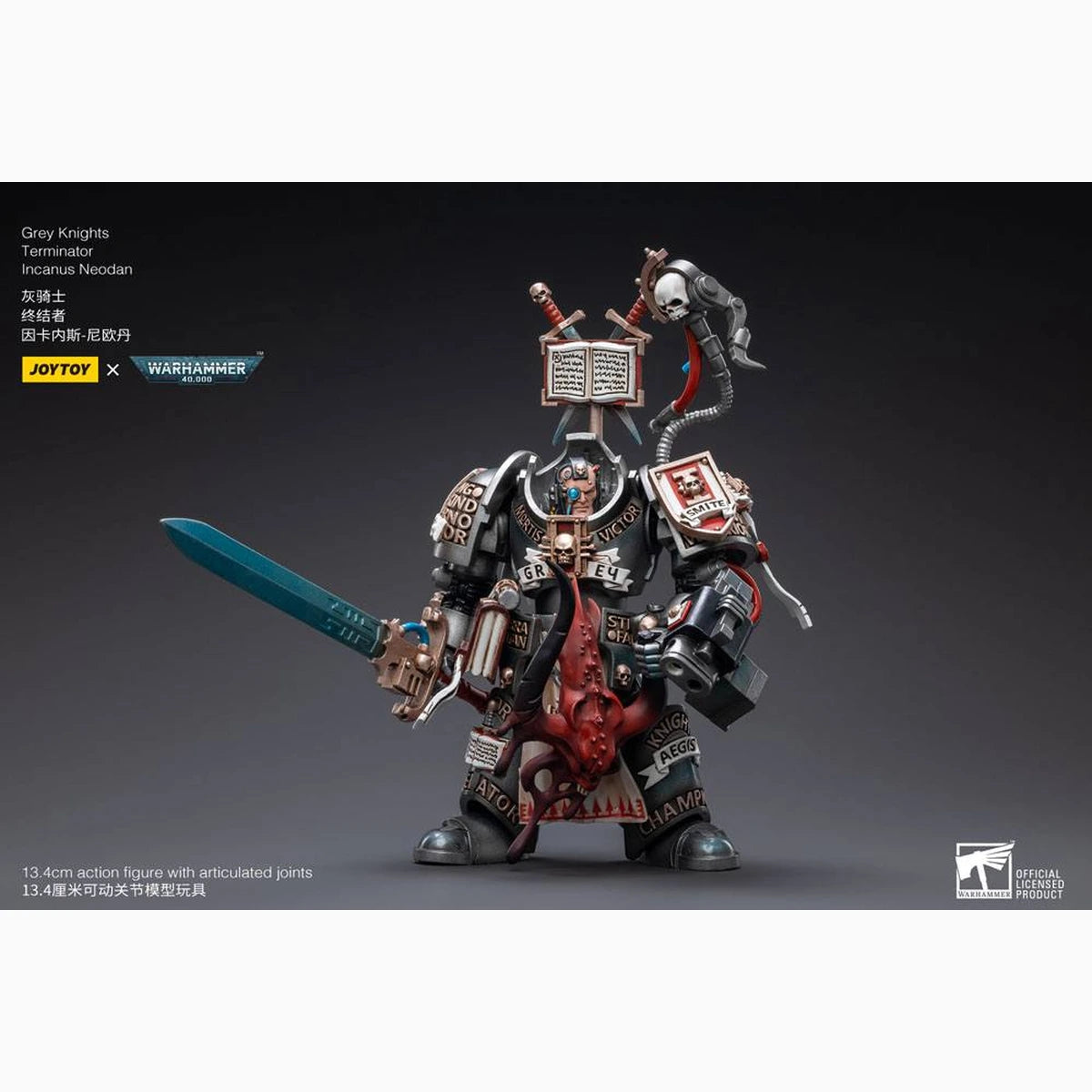 Warhammer 40k figurine 1/18 Grey Knights Terminator Incanus Neodan 13 cm - Image 3