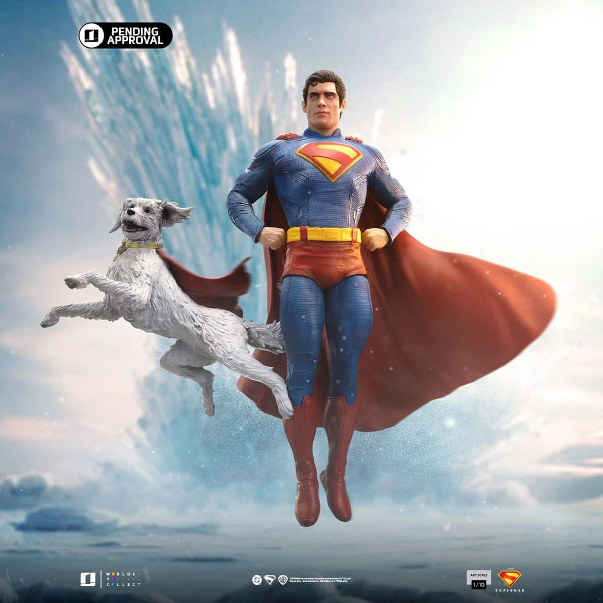 Superman Legacy statuette 1/10 Art Scale Superman & Krypto 32 cm - Image 2