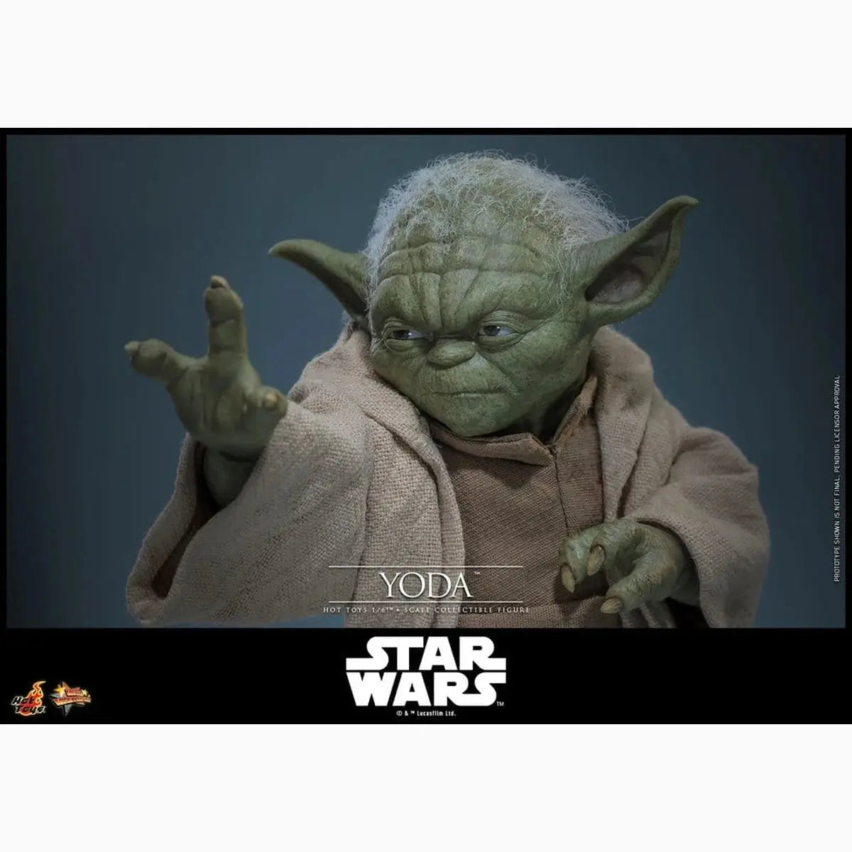 Star Wars: La Revanche des Sith Movie Masterpiece figurine 1/6 Yoda 14 cm - Image 4