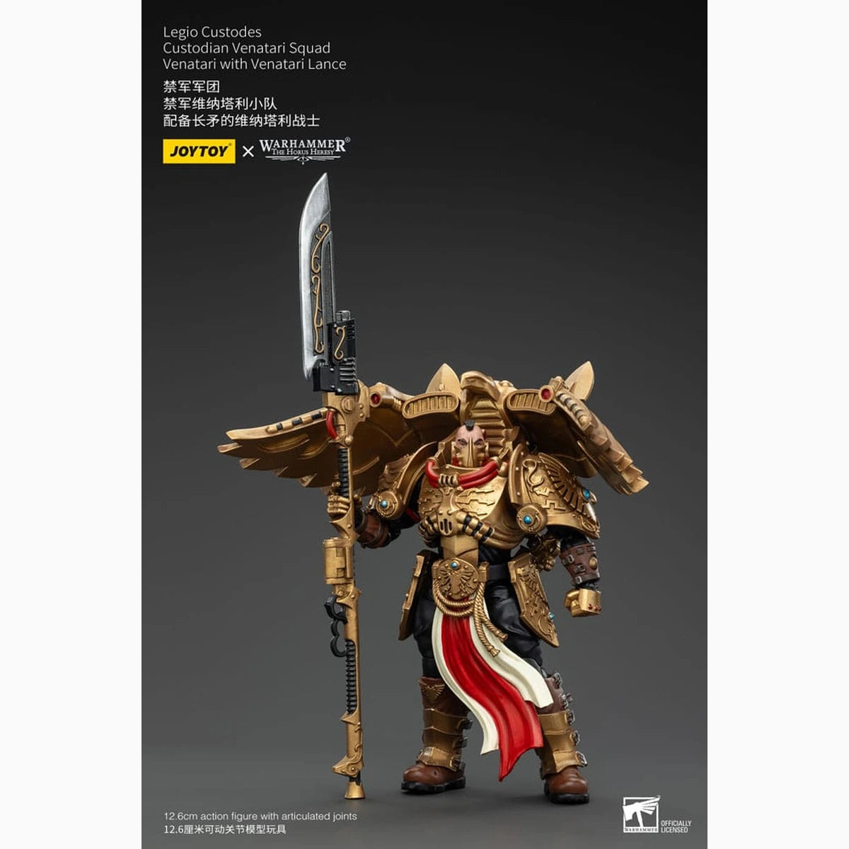 Warhammer The Horus Heresy figurine 1/18 Legio Custodes Custodian Venatari Squad Venatari with Venatari Lance 13 cm - Image 3