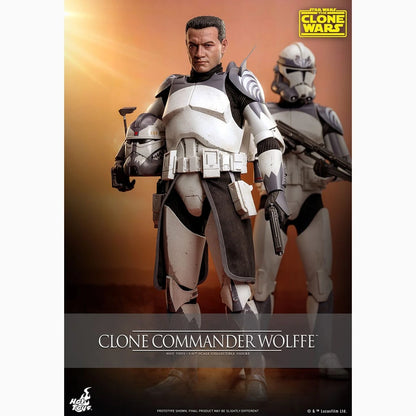 Star Wars: The Clone Wars figurine 1/6 Clone Commander Wolffe 30 cm - Image 4