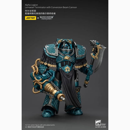 Warhammer The Horus Heresy figurine Alpha Legion Lernaean Terminator with Conversion Beam Cannon 20 cm - Image 6
