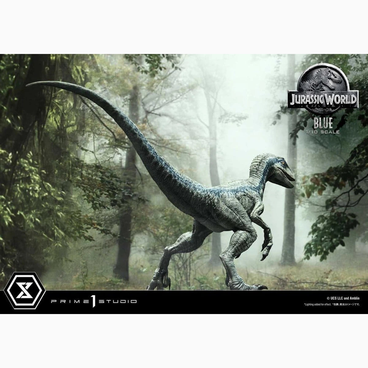 Jurassic World (Film) Prime Collectible Figures statue 1/10 Blue 17 cm - Image 6