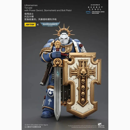 Warhammer 40,000 figurine Ultramarines Torvald with Power Sword, Stormshield and Bolt Pistol 13 cm - Image 6