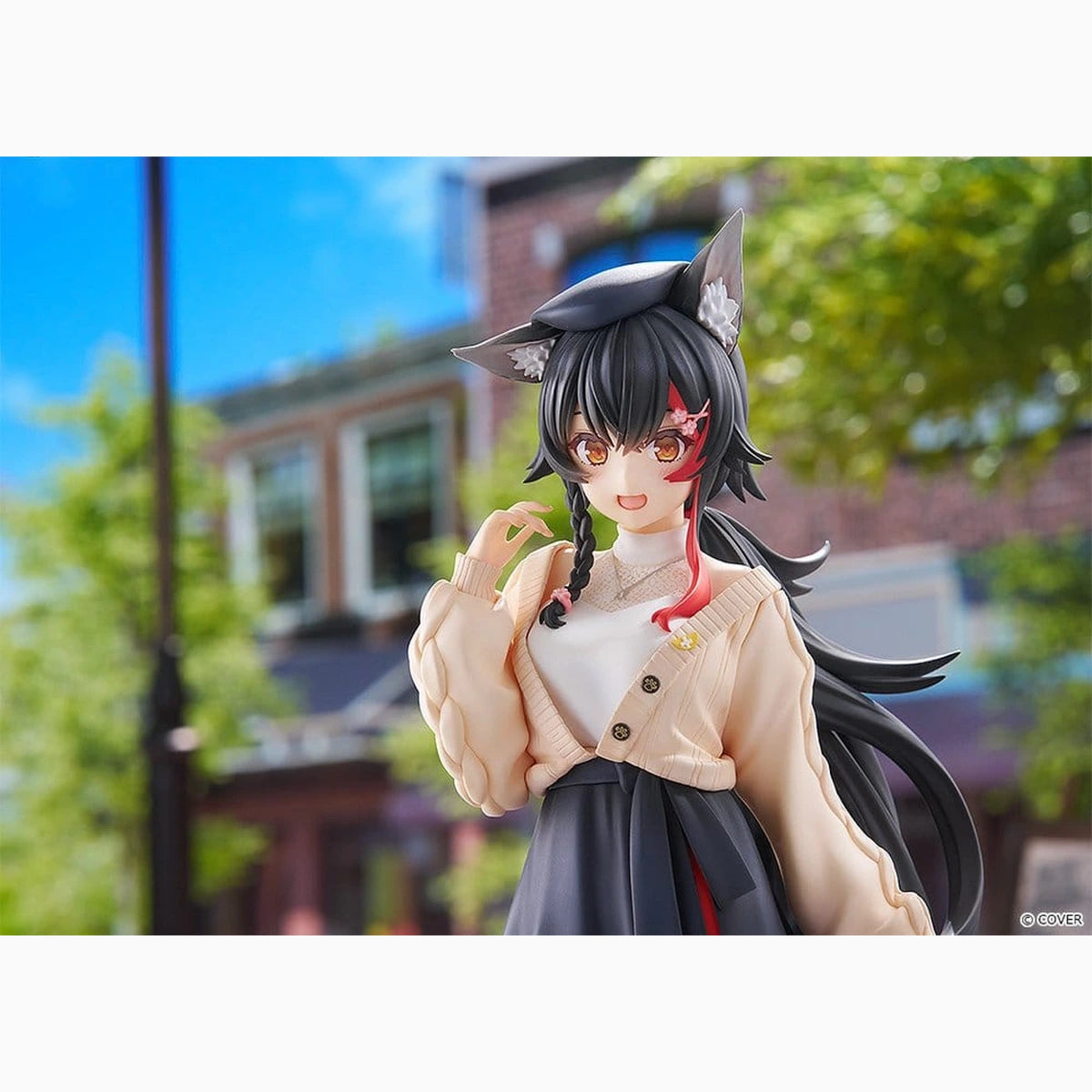 Hololive Production G.S. Collection figurine PVC 1/7 Ookami Mio Date Style - Street Outfit Ver. 24 cm - Image 5