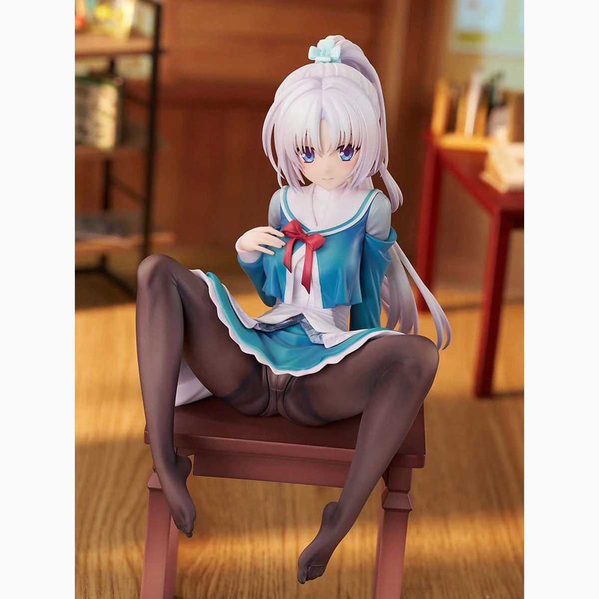 Senren*Banka figurine PVC 1/7 Yoshino Asatake Animal Ears School Uniform Ver. 21 cm - Image 7