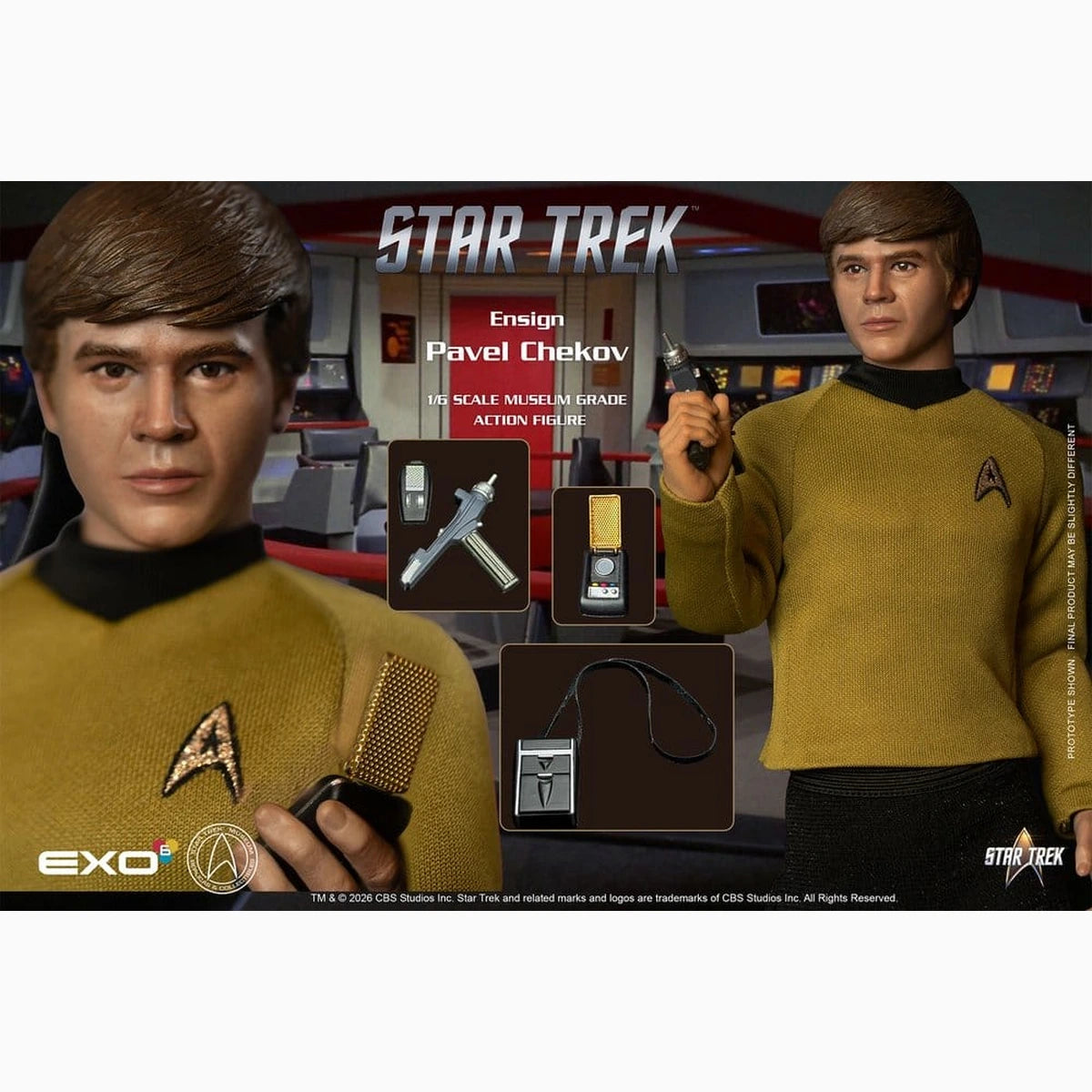 Star Trek: La série originale figurine 1/6 Ensign Pavel Chekov 30 cm - Image 3