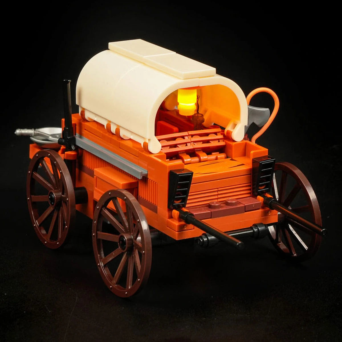 Lumibricks The Old West 14008 Cowboy Camp - Image 4