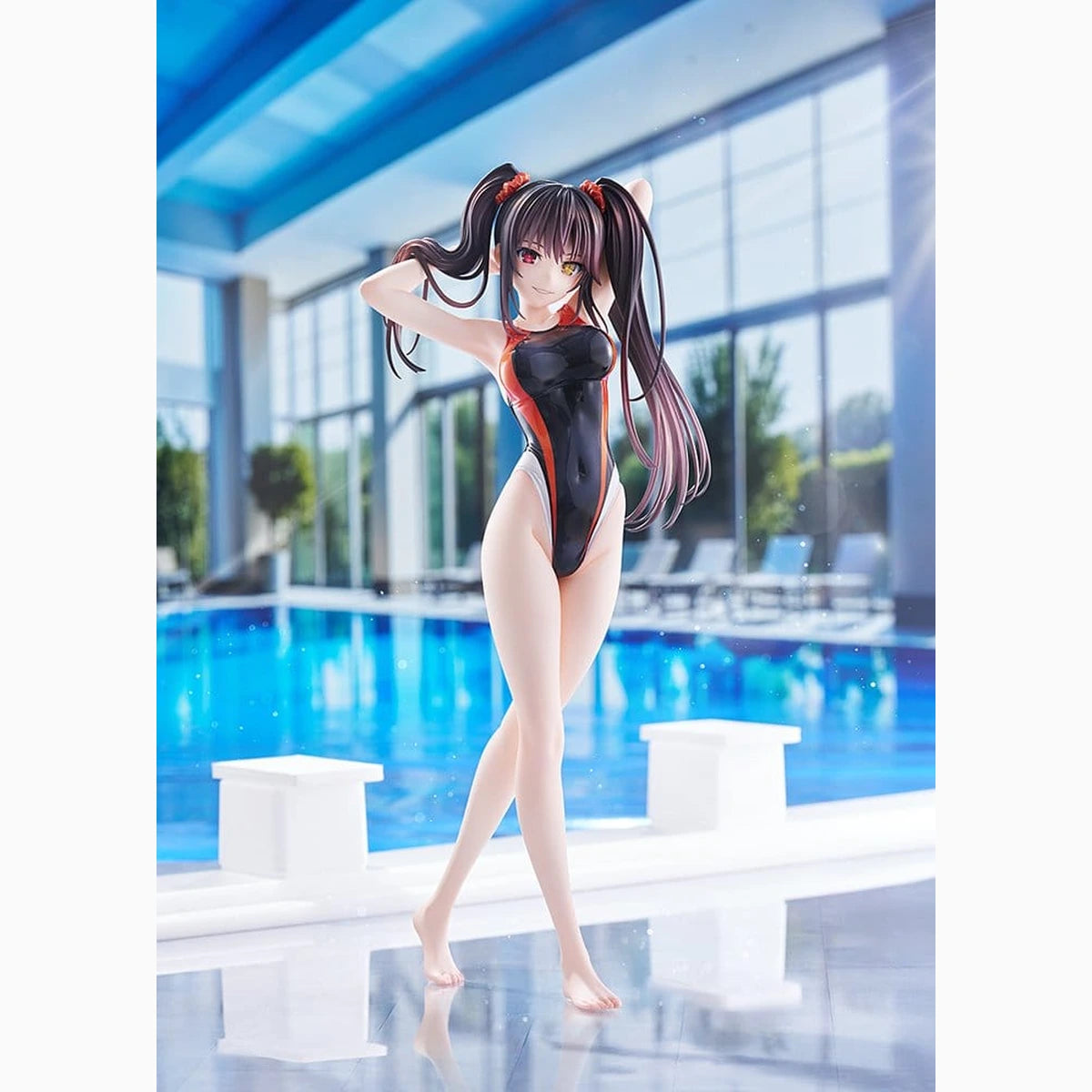 Date A Live Swimsuit Silhouette figurine PVC 1/7 Kurumi Tokisaki Swimwear Ver. 24 cm - Image 4