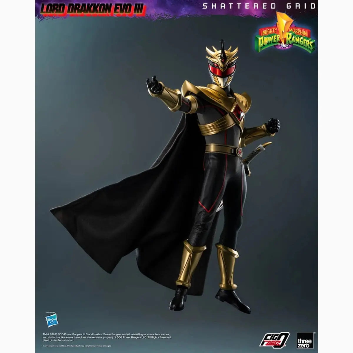Mighty Morphin Power Rangers Shattered Grid figurine FigZero 1/6 Lord Drakkon Evo III 30 cm - Image ajoutée 27