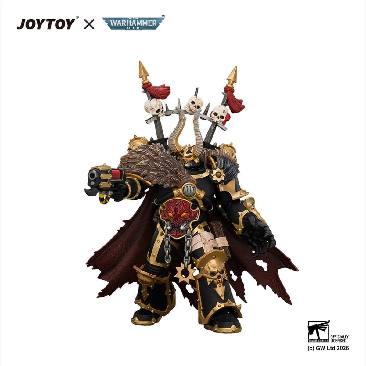Warhammer figurine Black Legion Chaos Lord (13 cm) - Image 4