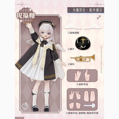 Original Character assortiment Figure Angel & Demon blind box assortiment MJD Poupée Blind Box 22 cm Assortment (6) - Image 7