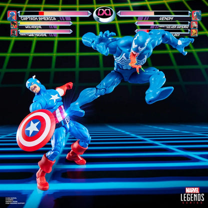 Marvel Legends Gamerverse pack 2 figurines Captain America vs. Venom 15 cm - Image 5