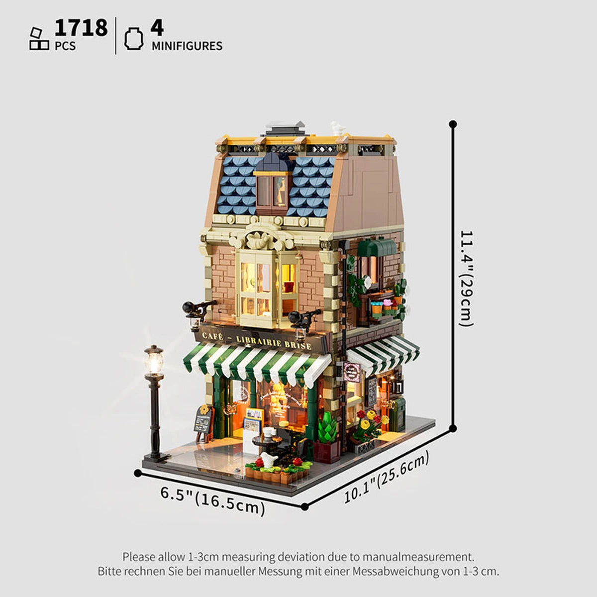 Lumibricks Town Life 15002 Book-Cafe 1718Pcs - Image 5