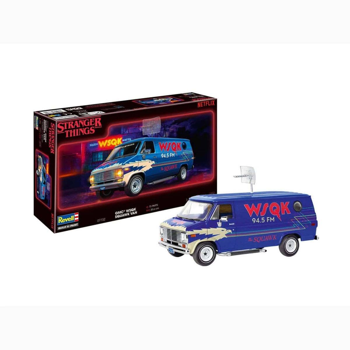 Stranger Things Model Kit 1/25 Squawk Van 21 cm - Image 3
