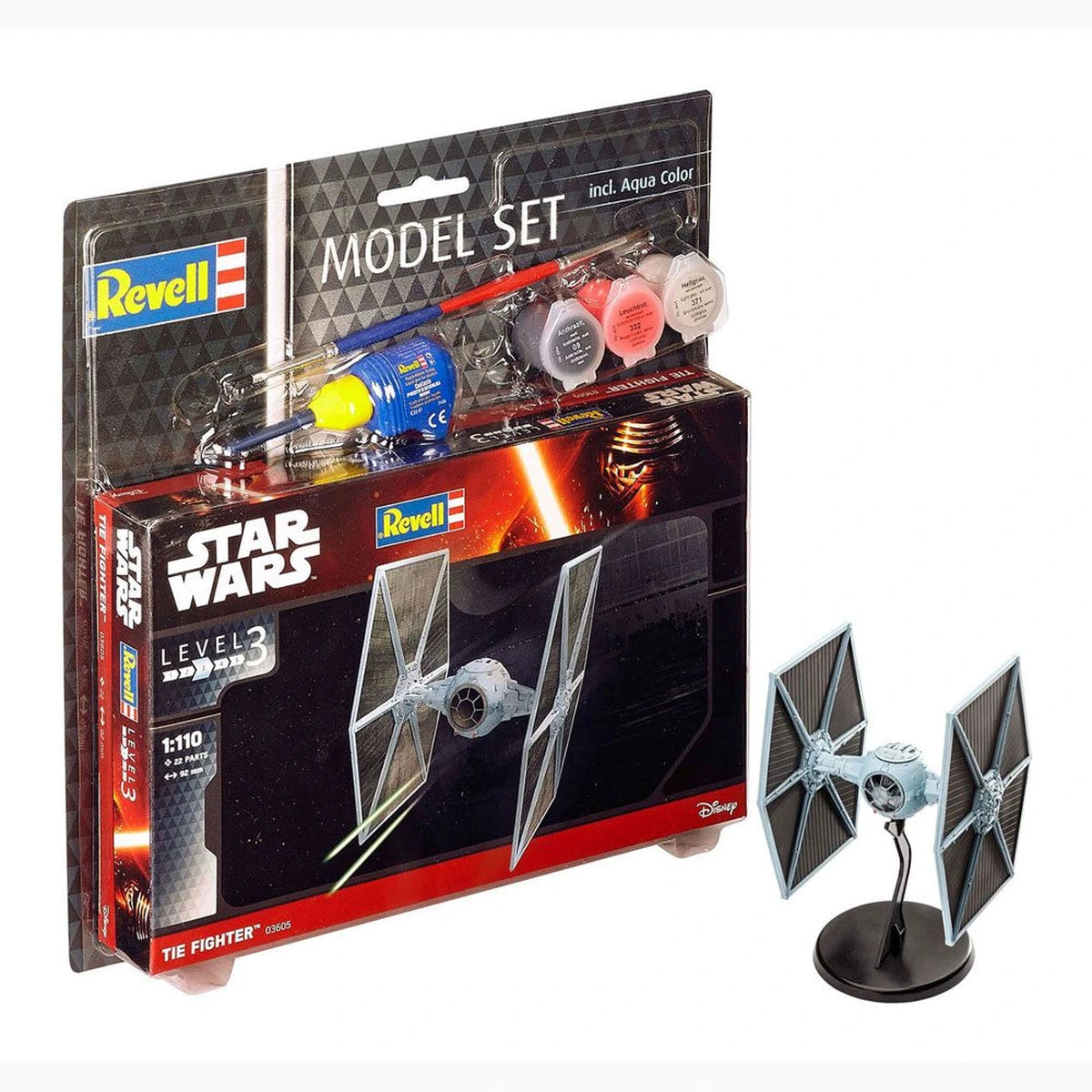 Star Wars maquette 1/110 Model Set TIE Fighter 9 cm - Image 3