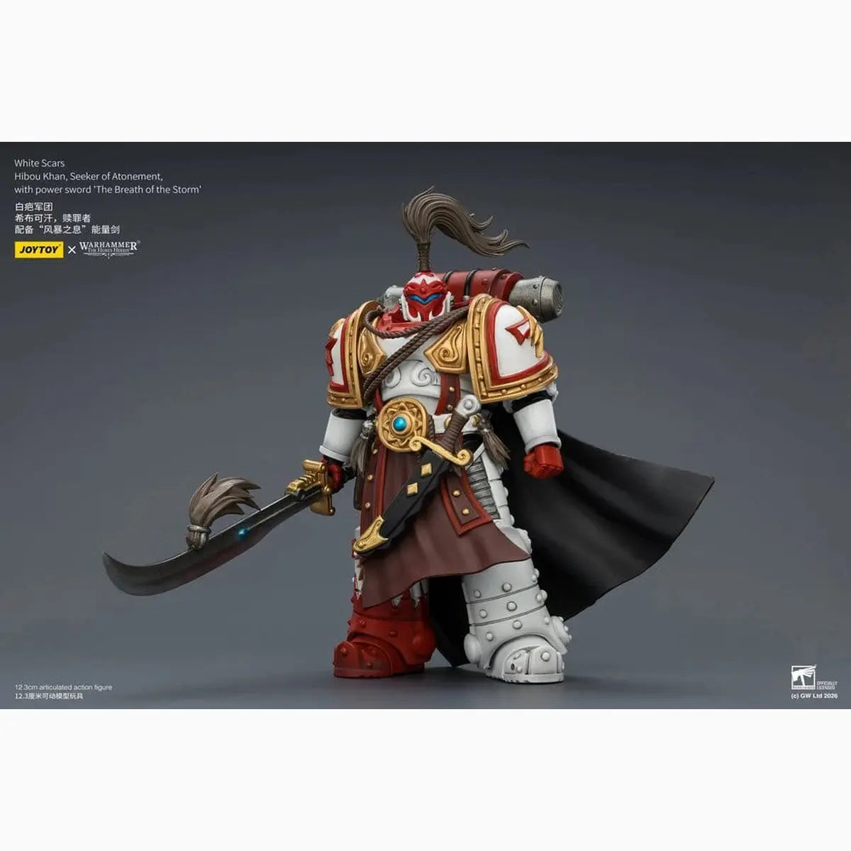 Warhammer The Horus Heresy figurine White Scars Hibou Khan, Seeker of Atonement 12 cm - Image 4