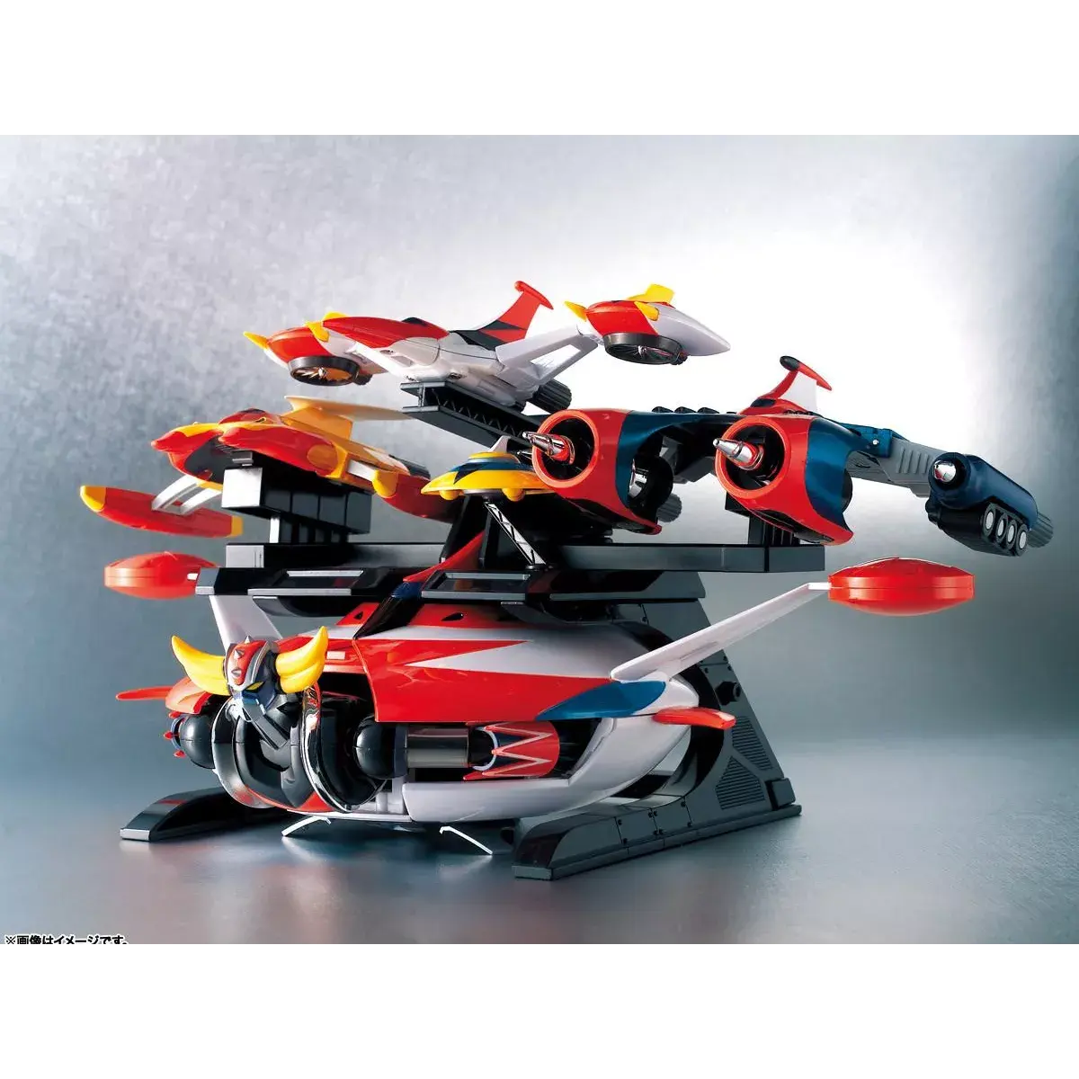 Goldorak UFO Robo Grendizer Soul of Chogokin figurine GX-04S Grendizer & Spazer Set 18 cm - RUE DU RETRO