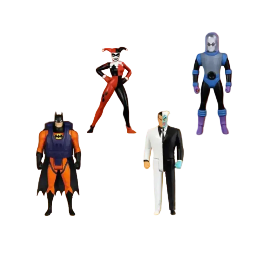 Batman figurines The Animated Collection de 4 figurines Deluxe Set Mezco Toys Mezco Toys