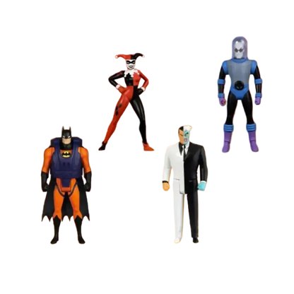 Batman figurines The Animated Collection de 4 figurines Deluxe Set Mezco Toys Mezco Toys