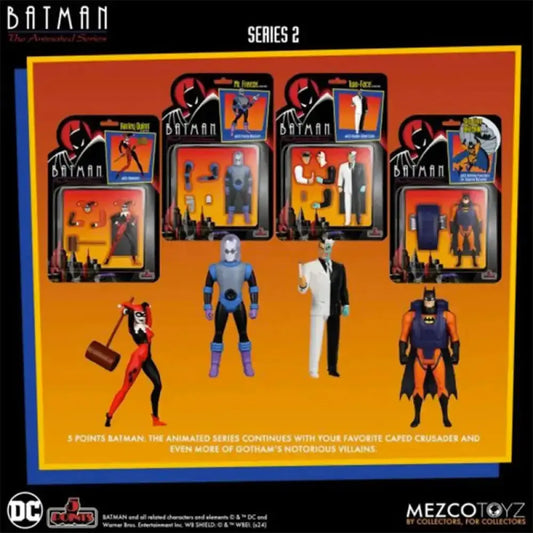 Batman: The Animated Collection de 4 figurines Deluxe Set Mezco Toys - Rue Du Retro
