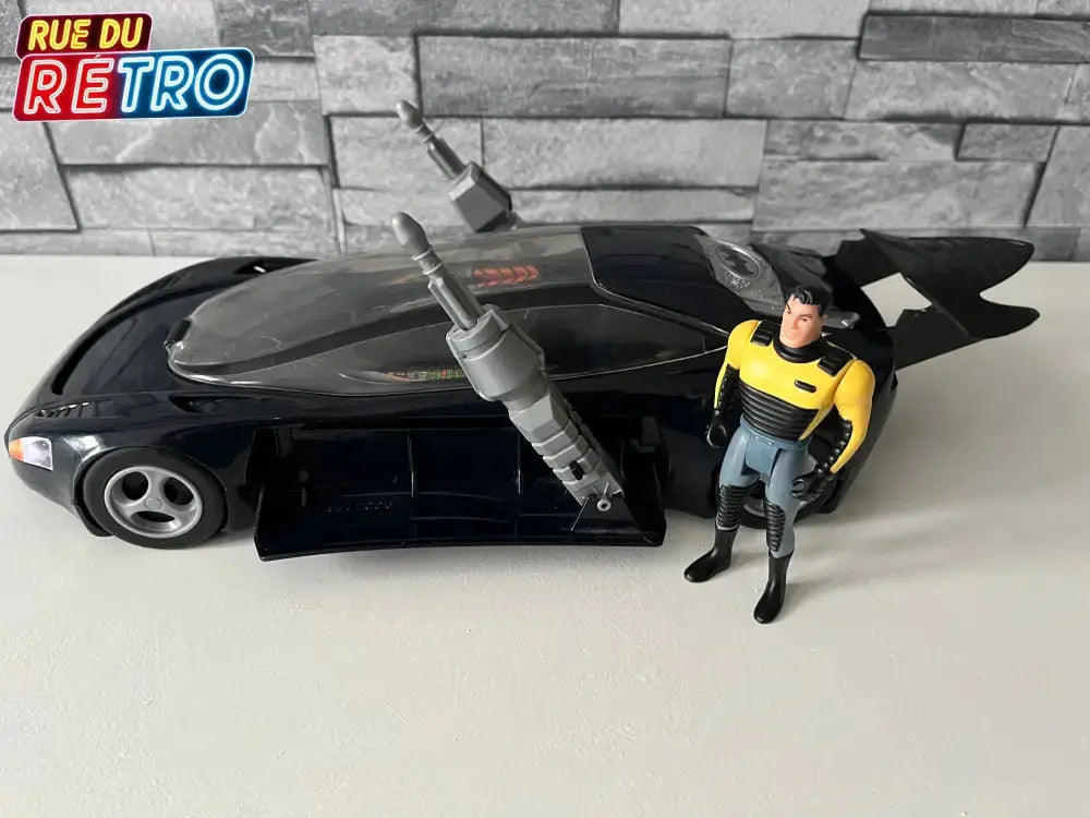 Batman Street Jet Bruce Wayne Figurine et Véhicule pour Figurines